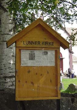 Lunner Church Sign