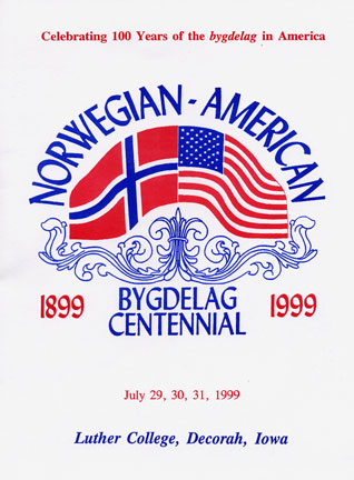 Program for the Bygdelag Centennial Stevne