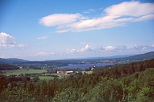 View of Jevnaker countryside