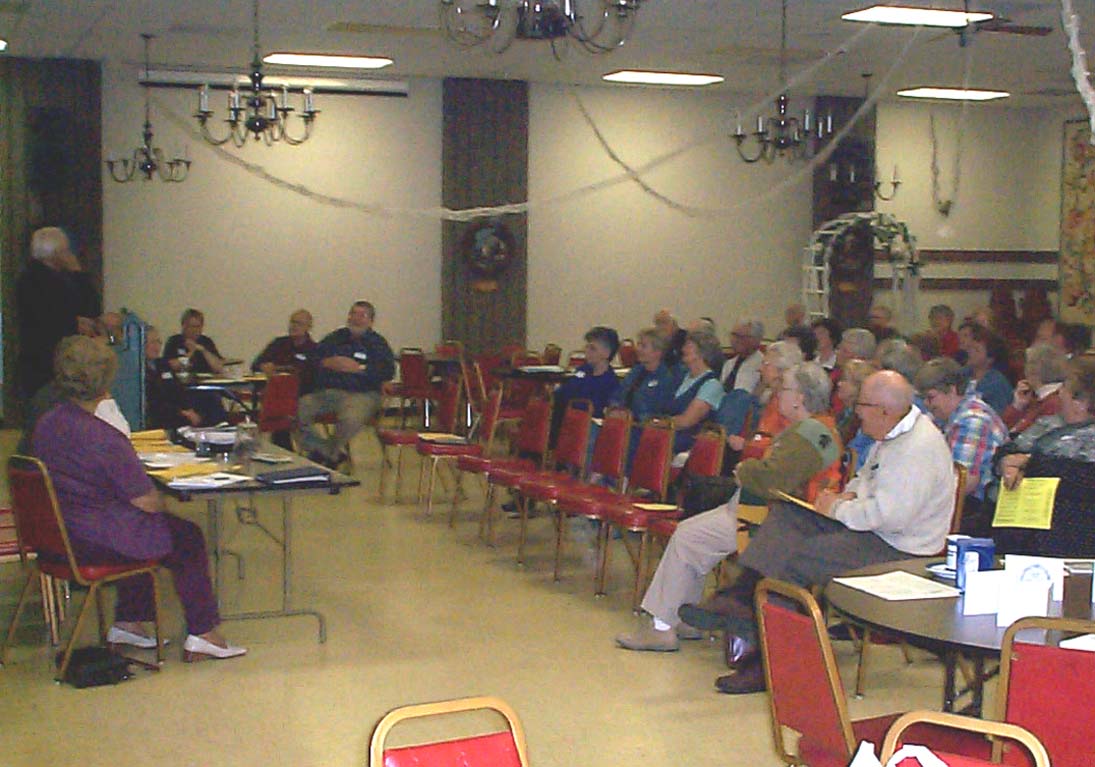 An Empty Front Row during the meeting
