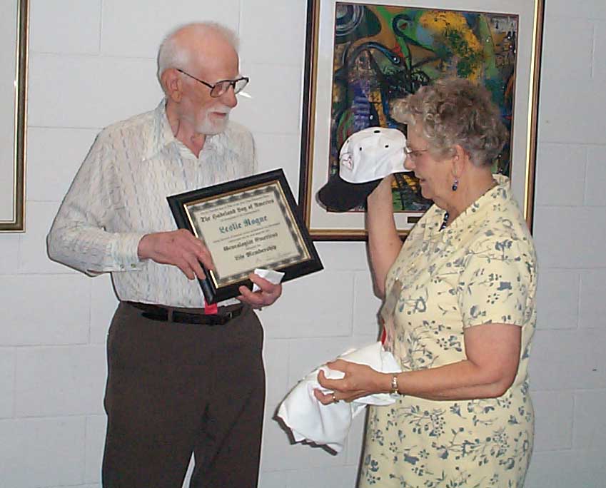Leslie honored as Genealogist Emeritus